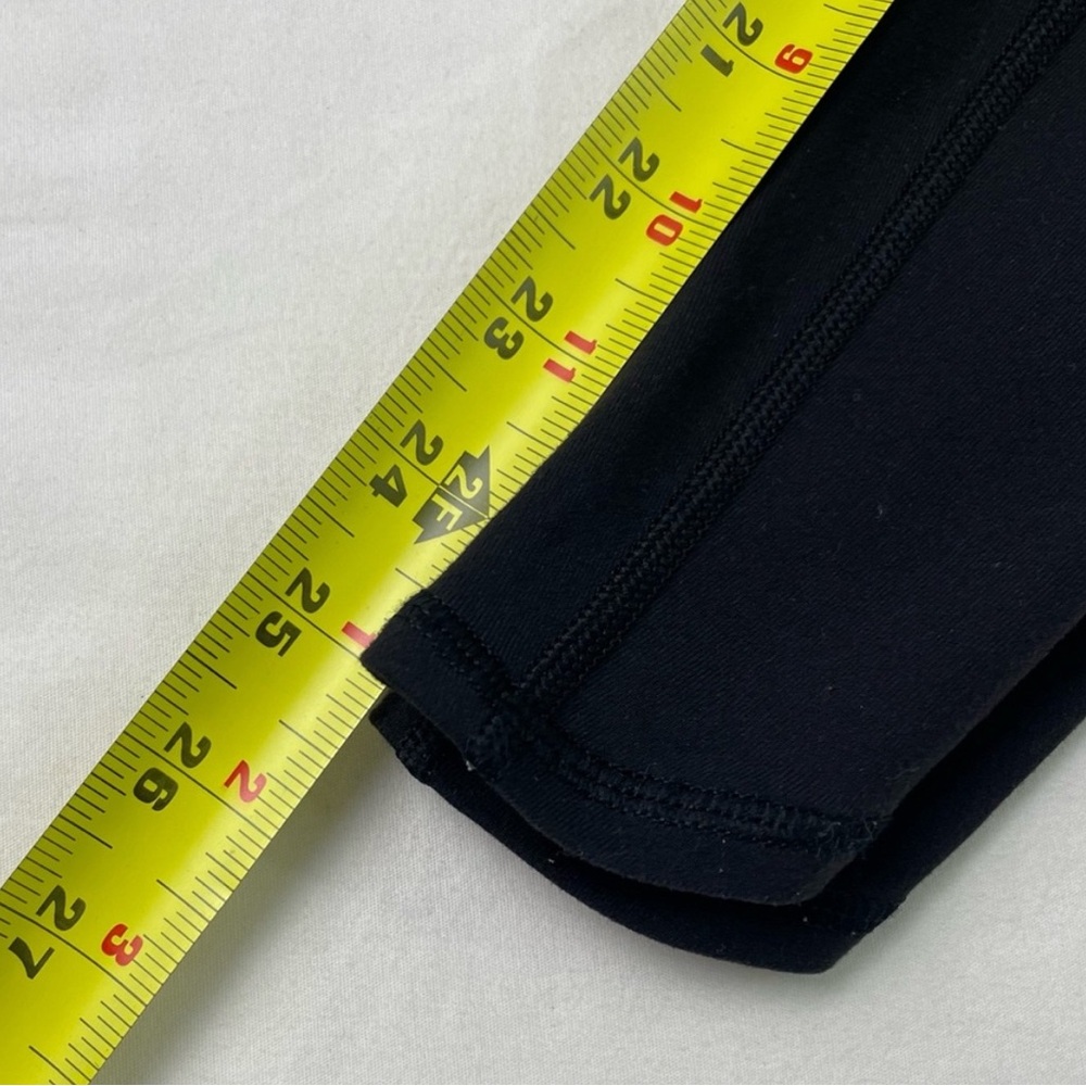 Lululemon Wunder Under Black Solid Stretch Mid Ri… - image 7